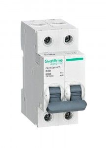 Systeme electric City9 автоматический выкл. 2P 50А 6кА х-ка B C9F16250