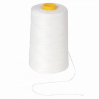 Нить лавсановая д/прошивки документов, БЕЛАЯ, диаметр 1 мм, длина 1000 м, ЛШ 210, BRAUBERG, 601578