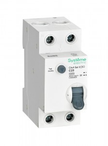Systeme electric City9 дифф. автоматический выкл. АВДТ 1P+N С25 30мА, тип A, 6кА C9D65625