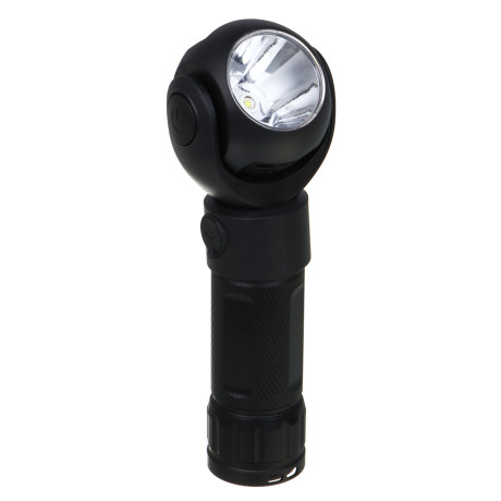 ЕРМАК Фонарь рабочий,T6+COB,7 режимов, алюминий, пластик, съемный аккум.1х18650, 3хAAA,красный свет