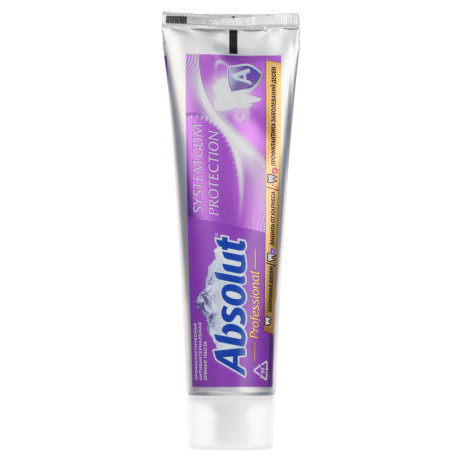 Зубная паста ABSOLUT Professional system gum protection, туба, 110г