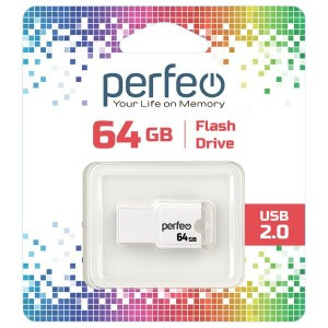 Флэш-диск USB 64GB Perfeo Perfeo M01 White