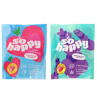Соль для ванн &quot;SOHappy&quot; Клубника Мания/Лавандовые мечты, 500г