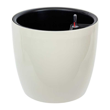 Кашпо автополив АНФА D360 28л Кремовый М3234 х1