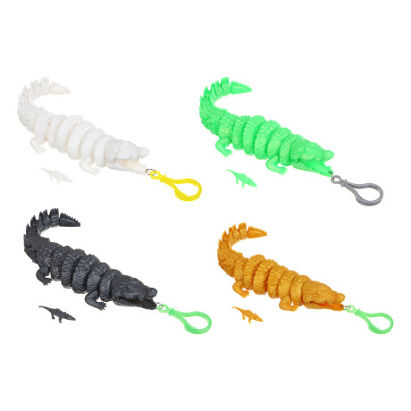 ХОББИХИТ Набор для творчества, 3D- конструктор "Крокодил", PP, 26,5х3,5х17см, 4 вида