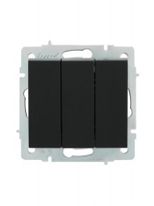 Lezard RAIN мех. выкл. СУ 3 кл. черный бархат 703-4288-109