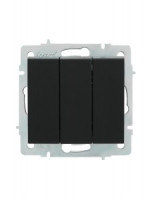 Lezard RAIN мех. выкл. СУ 3 кл. черный бархат 703-4288-109