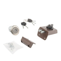 Замок накл ЗНД-1А/Д автомат (медь- полимер. покрытие) Рязань  \20