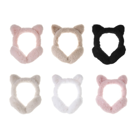 GALANTE Наушники теплые с ушками, р.56, 100% полиэстер, цвета в ас-те, ОЗ25-13