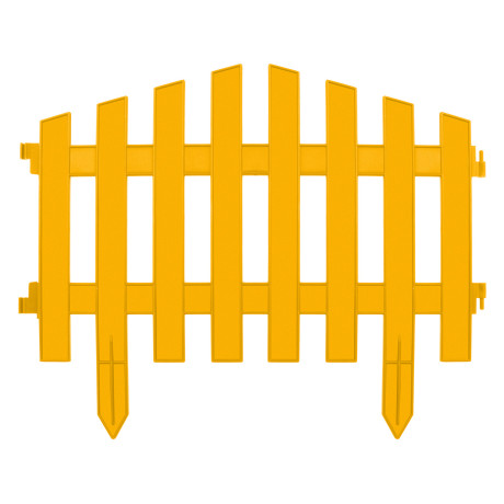 Забор декоративный "Марокко", 28 х 300 см, желтый, Palisad