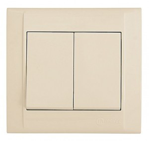 Makel Defne выкл. СУ 2 кл. крем. 42010003