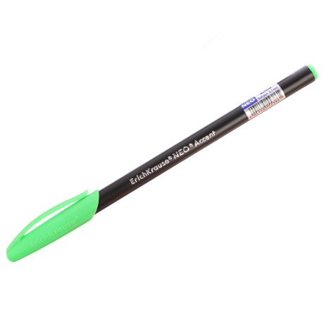 Ручка шариковая Erich Krause синяя "Нео Стик Эксент", наконечник 0,7 мм, 55386