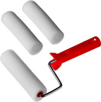 Валик &quot;ПОРОЛОН&quot; в уп.е: 3 шубки + ручка, 140 мм, d=40 мм, MIRAX