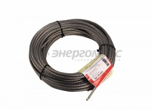 Трос нержавеющий d=d=5мм, моток 20 метров REXANT, 09-5505