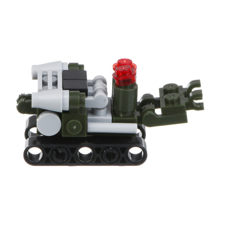 ИГРОЛЕНД Конструктор "Военная техника" 12 в 1, 13х3х7,5 см, ABS, 12 видов