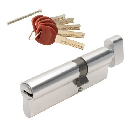 Личина Avers JM-90(35C/55)-C-CR (хром) перфоключ с Вертушкой (алюм./латунь)  \12 (72)