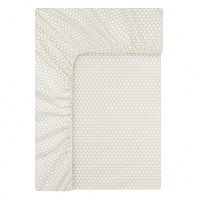 PROVANCE Эвкалипт Простыня на резинке 160х200х20см, 100% хлопок, поплин, зеленый