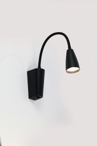 General св-к настен бра Loft подсветка под лампу 120мм GU10 черн. Поэма устан.отв.55х40 661943