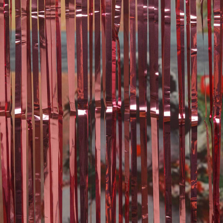 Занавес 9222-20-2 из дождя 1-1,9м Розовый (600)