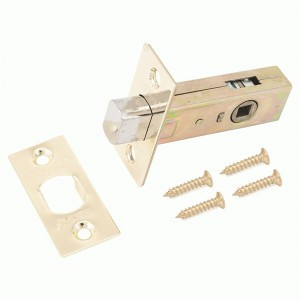 Задвижка RENZ L-BK 45 В лат.бл. 6 мм без ручек (аналог Аллюр 727004)