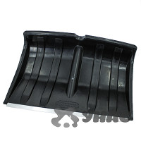 Лопата снеговая пласт с планк №15   490х350  d-30мм х5