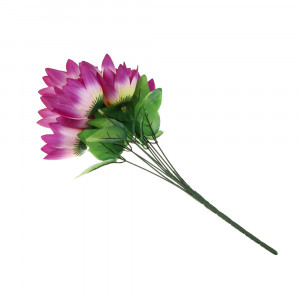 LADECOR Букет искусственных цветов в виде лотоса, 6 цветов, 50 см