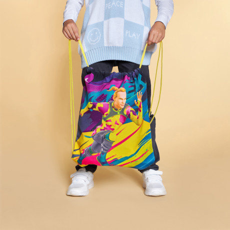 BY Русские Супергерои Мешок для обуви, 39х47см, сверхплотный п/э, 2-сторонняя печать "Конек"