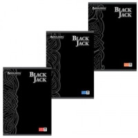 Тетрадь 96л., А4, BRAUBERG клетка, выбор. лак, &quot;Black Jack&quot;, 3 вида, 401853