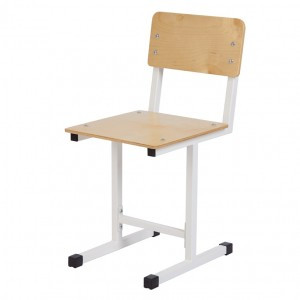 Стул Polini kids City S Ученик, 5 гр., белый-дуб  (мест 1)пастельный