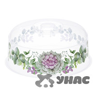 Крышка для СВЧ ДЕКО Каменная роза М1416 (24)