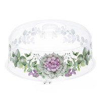 Крышка для СВЧ ДЕКО Каменная роза М1416 (24)