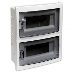 Bylectrica бокс (корпус) пластик ЩРВ-П-16 мод. встраив. с дверцей, опломбировка, IP20 (КНС-16Д)