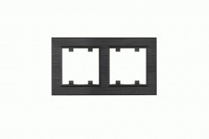 MAKEL Karea Line рамка СУ 2 мест. ДЫМЧАТЫЙ 86050702