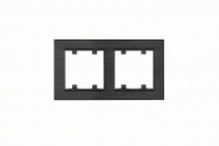 MAKEL Karea Line рамка СУ 2 мест. ДЫМЧАТЫЙ 86050702