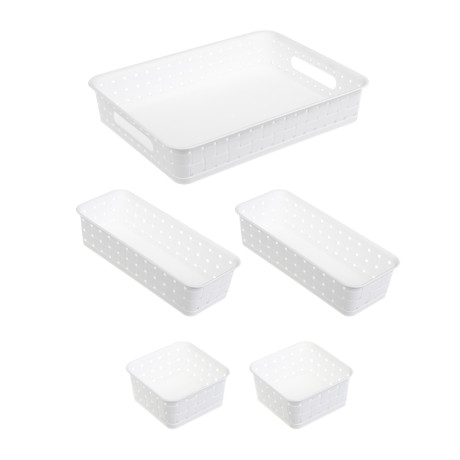 Набор лотков для мелочей тм VETTA, пластик, 3 размера в одном комплекте, 5шт