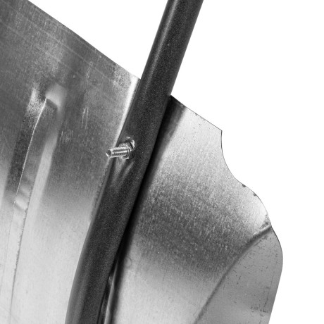 Движок для уборки снега оцинкованный, 735x385x1120 мм, стальная рукоятка, Сибртех