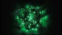 Feron Гирлянда-нить 100LED зеленый, 10м, зелен.1,5м, IP20 контроллер CL05 32306