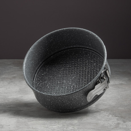 SATOSHI Буко Форма для выпечки круглая разъемная, угл.сталь, 24х6,5см, антиприг. покрытие "Мрамор"