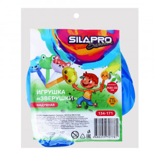 SILAPRO Игрушка надувная зверушки, h30-33см, ПВХ 0.13мм