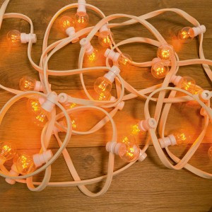 Гирлянда ул.Galaxy Bulb String/"Белт Лайт" 6LED*30(d=45) жел. 10м, IP65 бел.кауч 331-301 Neon Night