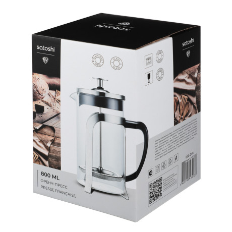SATOSHI Орлеан Френч-пресс 800мл, жаропрочное стекло