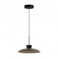 ODEON LIGHT 5055/9L L-VISION ODL24 321 чер./дымчатый/мет/стекло Подвес LED 9W 3000К SAUCER 90