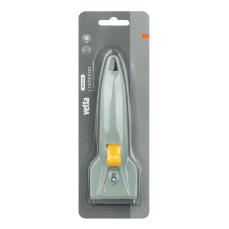 VETTA Скребок для стеклокерамики, 14х6см, нерж.сталь, полипропилен