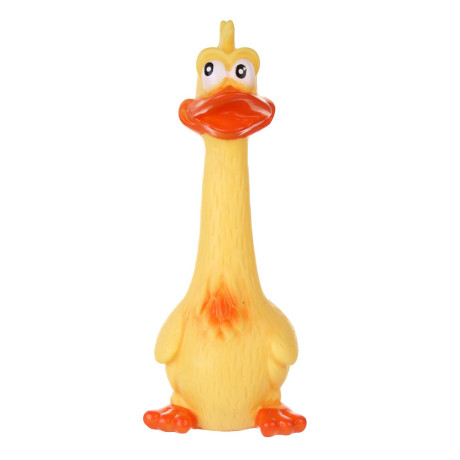 Игрушка для домашних животных тм VETTA, ПВХ, 7,5х17 см, утка