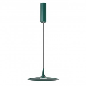 ODEON LIGHT 7037/12L HIGHTECH ODL25 305 зел./акрил св-к подвес. IP20 LED 12W 3000K AC90-260V SOMBRA