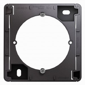 Systeme Electric GLOSSA кор.-переходник ОУ 1 мест. графит GSL001300 (2!)