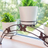Подставка д/цветов "Арка 3" коричневый ПДЦ 413К 500х150х220