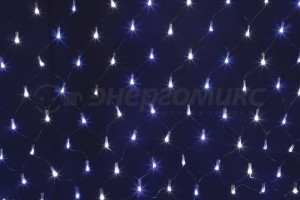 "Гирлянда-сетка ул. 2х0,7м, черн. ПВХ, 176LED Белые/Синие 215-012 Neon Night
