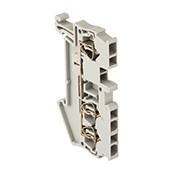 EKF Колодка клеммная самозажимная JXB-ST-2.5 3 вывода земля PROxima plc-jxb-st-2.5-3-pen