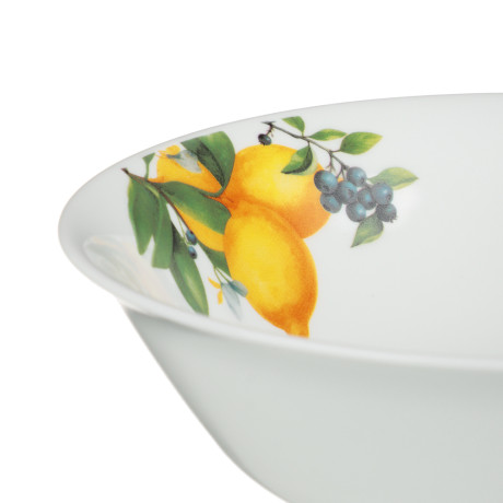 MILLIMI Лимоны Салатник, опаловое стекло,550мл, 16.5х4.8см